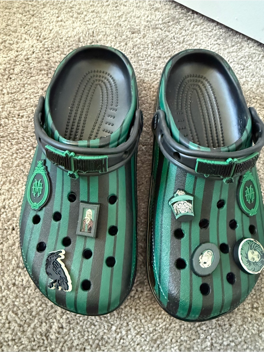 Haunted Mansion CROCS with Jibbitz